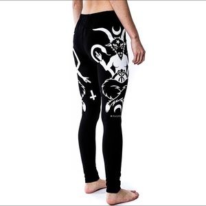 Killstar baphomet leggings